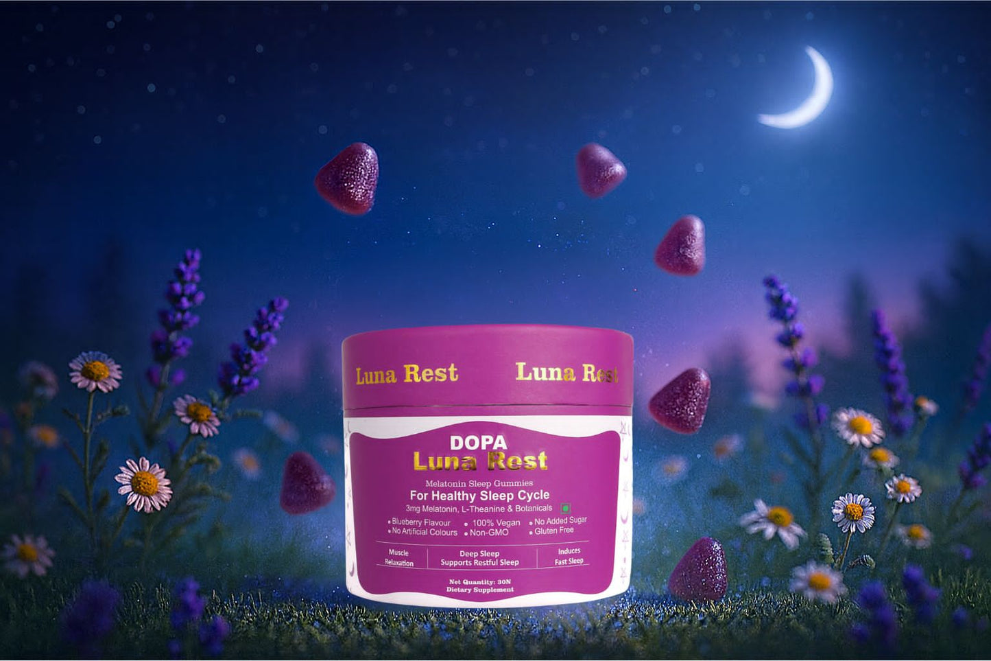 Luna Rest — Melatonin Sleep Gummies (30 Gummies)